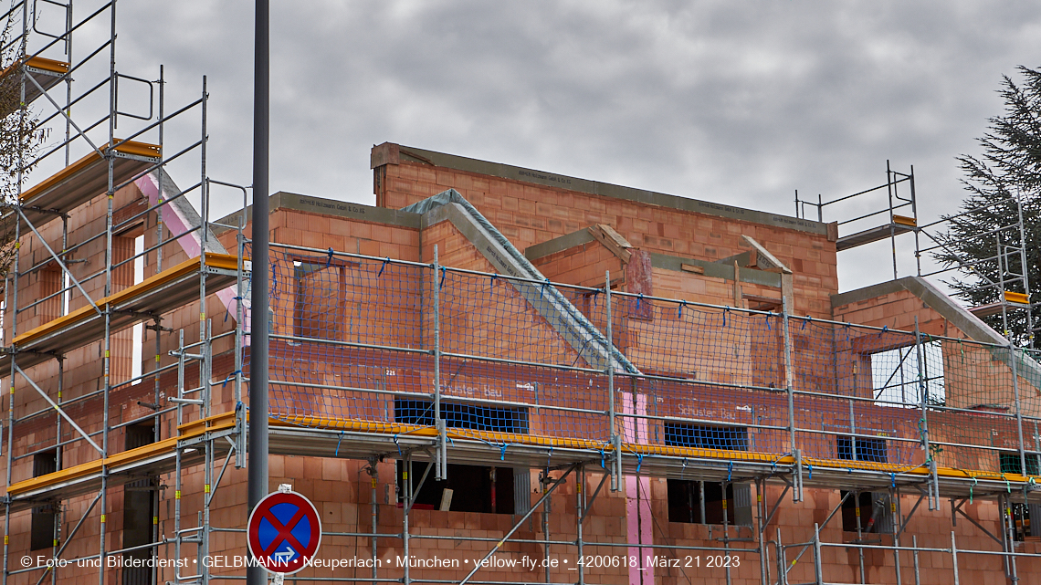21.03.2023 - Baustelle und Wohnanlage Niederalmstraße 16